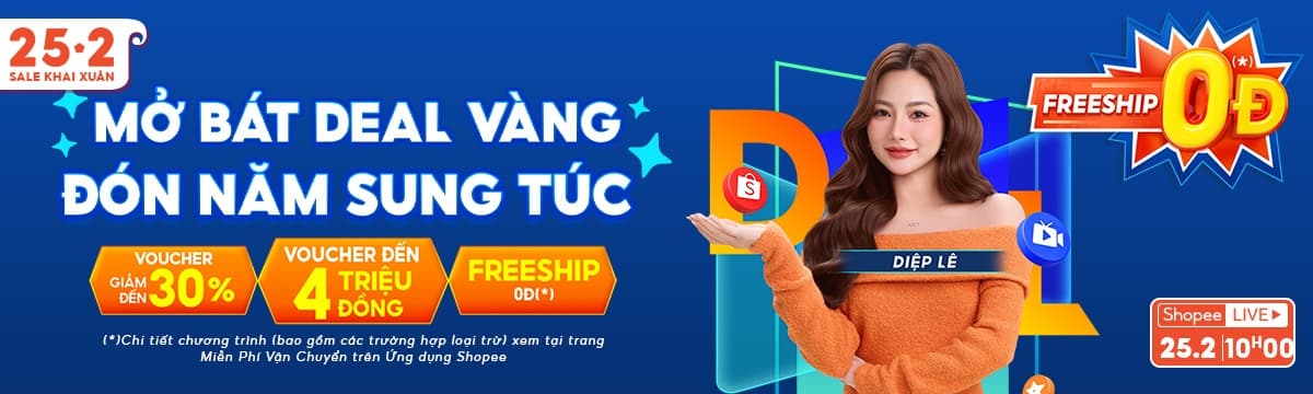 banner ưu đãi shopee