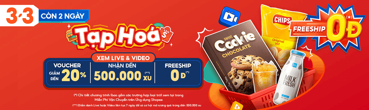 banner ưu đãi shopee
