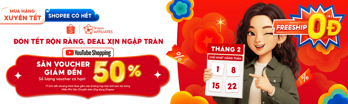 banner ưu đãi shopee