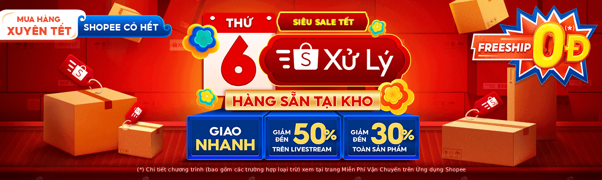 banner ưu đãi shopee