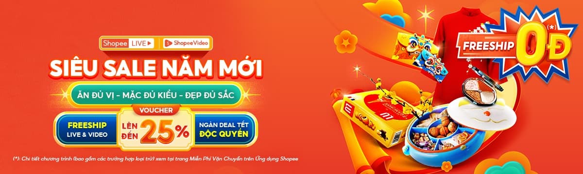 banner ưu đãi shopee