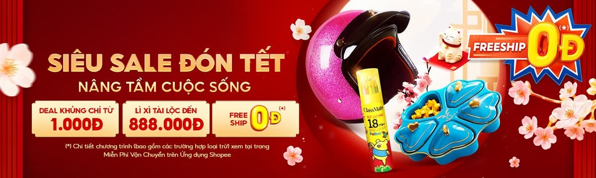 banner ưu đãi shopee