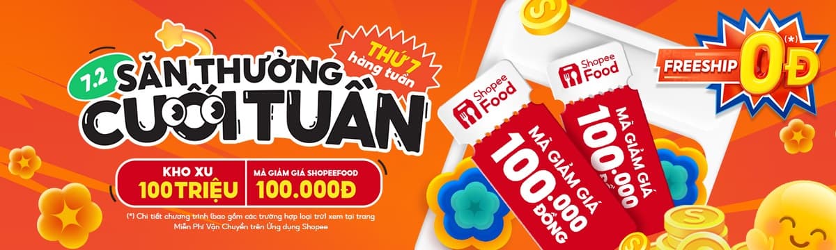 banner ưu đãi shopee